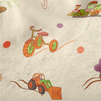 Cartoon Sea, Land And Air Tool Minky