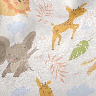 Lion Chasing Small Animals Minky