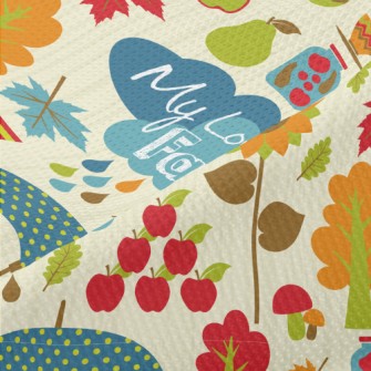 I Love Fall Gardening Piqué
