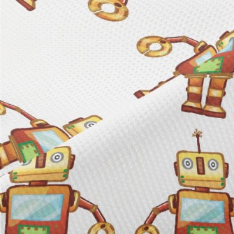Little Helper Robot Piqué