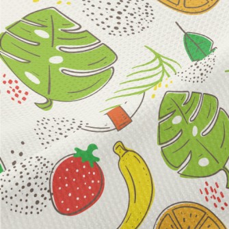 Tropical Cooling Fruits Piqué