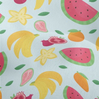 Watermelon Star Fruit Guava Lightweight Performance Linen