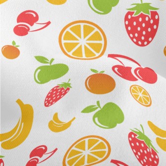 Mini Fruits Lightweight Performance Linen