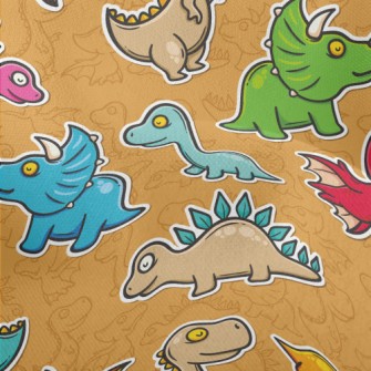 Jurassic Dinosaur Park Lightweight Performance Linen