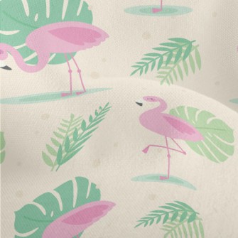 Tropical Flamingo Lightweight Performance Linen