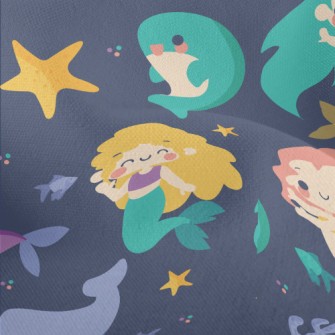 Pretty Mermaid Princess Lightweight Performance Linen