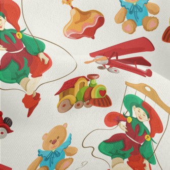 Nostalgic Era Clown Toys Lightweight Performance Linen