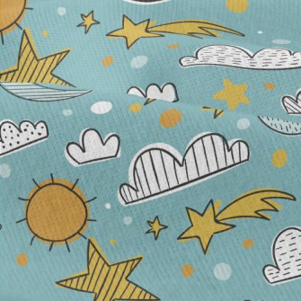 Sun Moon Stars Sky Modern Jersey