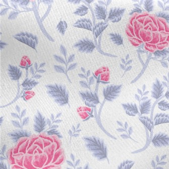 Dreamy Cold Rose Jersey Backed Fleece