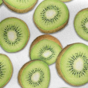 Nutritious Kiwi Fruit Jersey Backed Fleece
