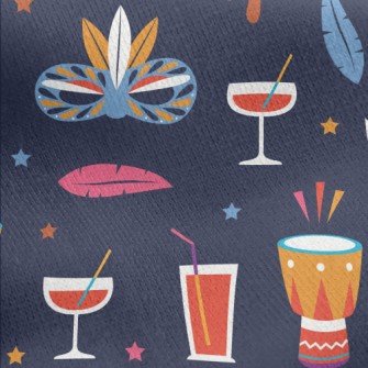 Cocktail Samba Party Jersey Backed Fleece