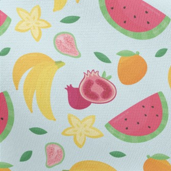 Watermelon Star Fruit Guava Pongee