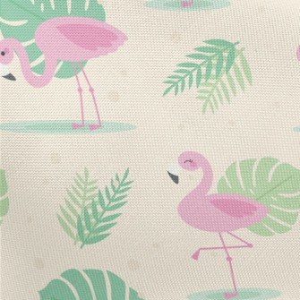 Tropical Flamingo Pongee
