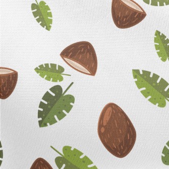 Coconut Shell And Leaves Pongee