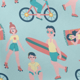 Surf Skate People Pongee