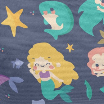 Pretty Mermaid Princess Pongee