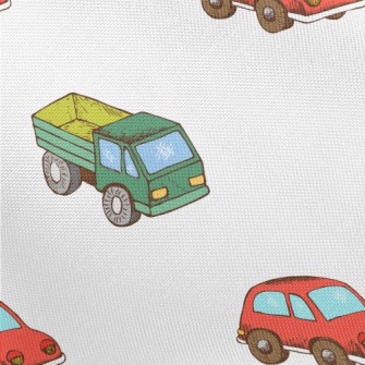 Passenger Cars And Trucks Pongee