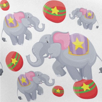 Circus Elephant Show Pongee