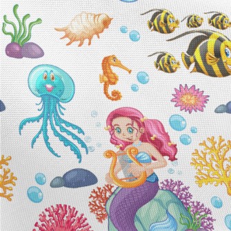 Undersea Mermaid Princess Pongee