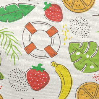 Tropical Cooling Fruits Pongee