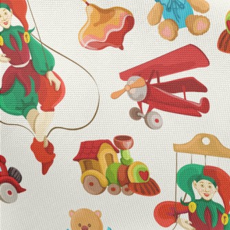 Nostalgic Era Clown Toys Pongee