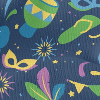 Carnival Mask Party Stretch Jersey