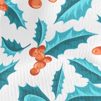 Tiny Christmas Berries Stretch Jersey