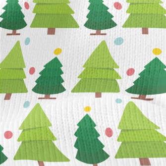 Cute Size Christmas Tree Stretch Jersey