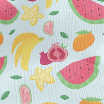Watermelon Star Fruit Guava Stretch Jersey