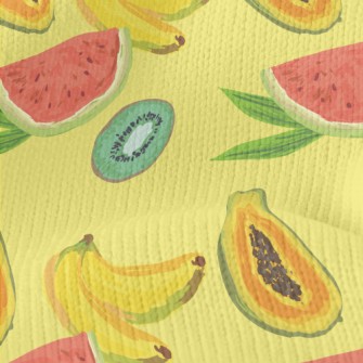 Watercolor Painting Of Tropica Stretch Jersey