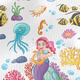 Undersea Mermaid Princess Stretch Jersey