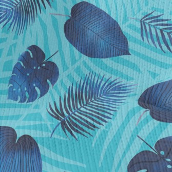 Tropical Leaves Stretch Jersey