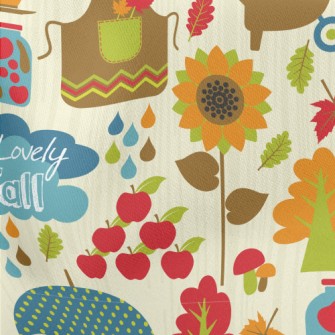 I Love Fall Gardening Lightweight Cotton Poplin