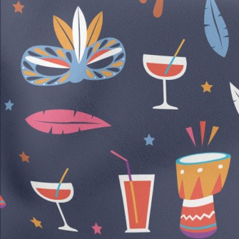 Cocktail Samba Party Lightweight Cotton Poplin