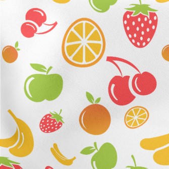 Mini Fruits Lightweight Cotton Poplin
