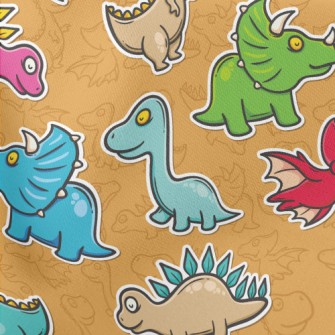Jurassic Dinosaur Park Lightweight Cotton Poplin