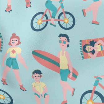 Surf Skate People Lightweight Cotton Poplin