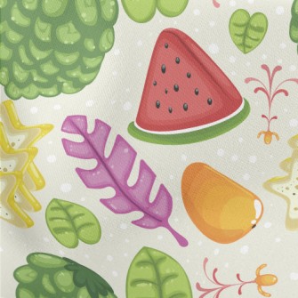 Rich Custard Apple Lightweight Cotton Poplin