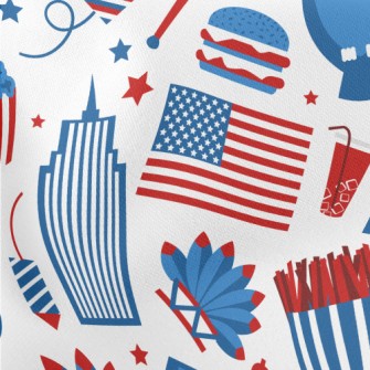 Classic American Architecture  Lightweight Cotton Poplin