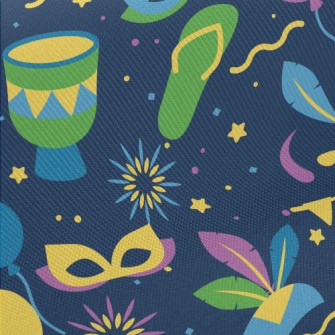 Carnival Mask Party Midweight Cotton Poplin