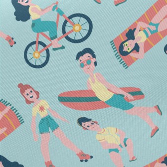 Surf Skate People Midweight Cotton Poplin