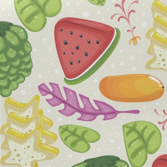 Rich Custard Apple Midweight Cotton Poplin