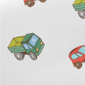 Passenger Cars And Trucks Midweight Cotton Poplin