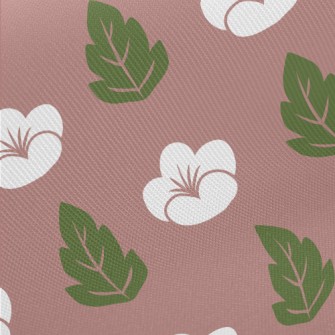 Elegant Japanese Flowers Midweight Cotton Poplin