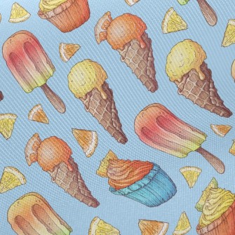 Citrus Ice Cream Twill
