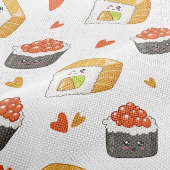 Salmon Roe Salmon Sushi Performance Linen