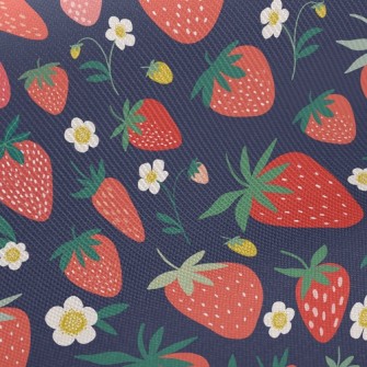 Sweet And Delicious Strawberri Twill