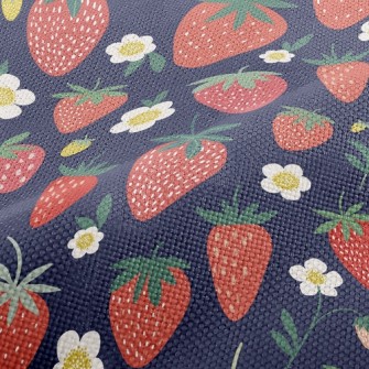 Sweet And Delicious Strawberri Performance Linen