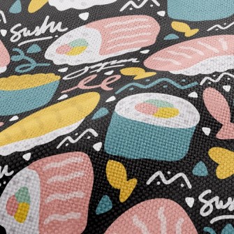 Salmon Fried Shrimp Sushi Performance Linen