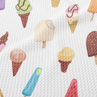 Special Shape Ice Cream Birdseye Piqué
